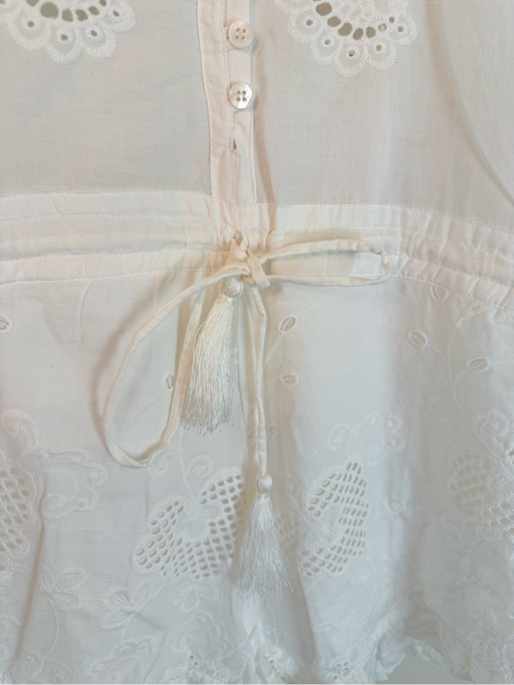 Spell & The Gypsy Indian Summer Anglaise Eyelet Playsuit Romper XS - Picture 7 of 10